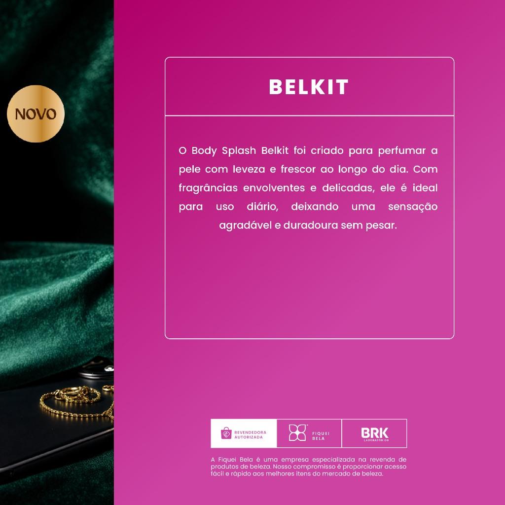 Body Splash Alta Fixação Ousada 200ml Fragância Floral Jasmin Belkit
