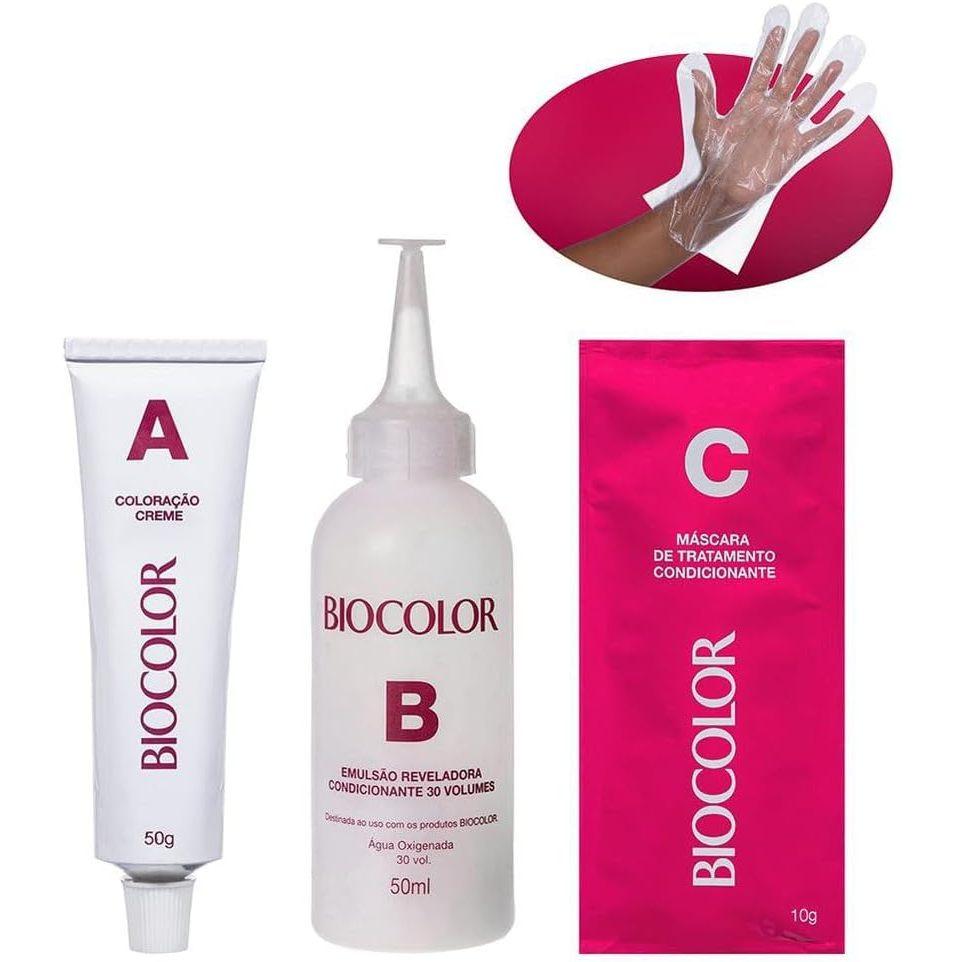 Tintura Biocolor Castanho Claro Lux 5.0 Mini