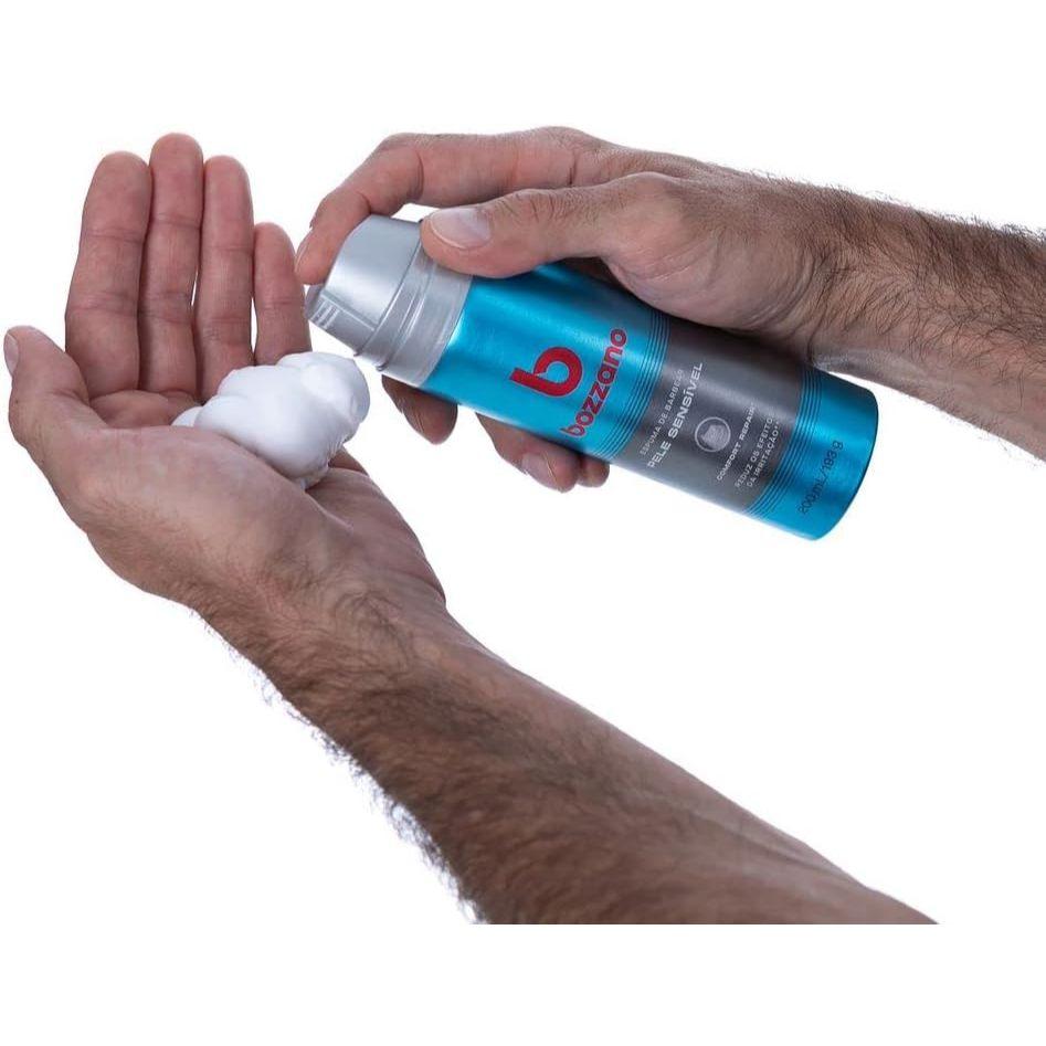 Espuma Barbear Bozzano Pele Sensível 193g