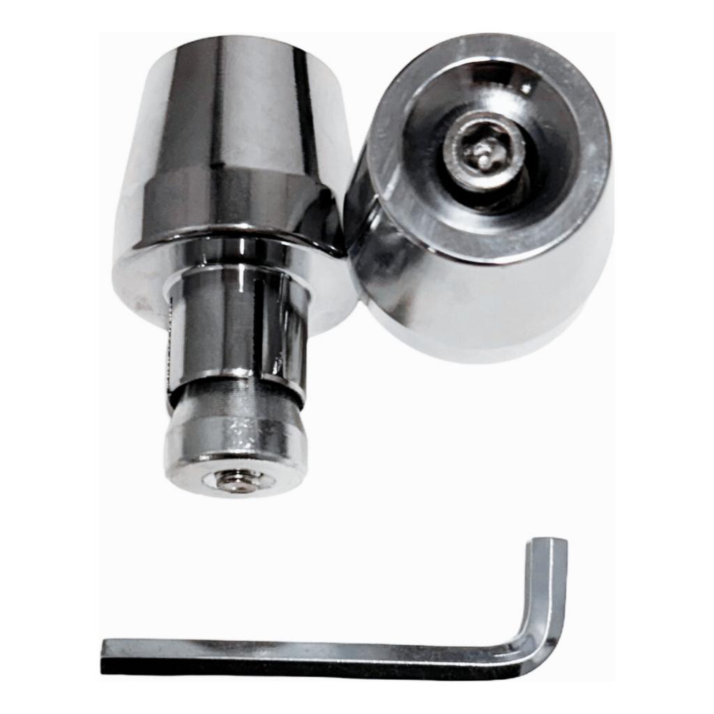 Peso Pezinho De Guidao De Moto Pcx 150 Auto Fixo Cromado Par Pesinho Para Cg Titan Fan 160 150 125