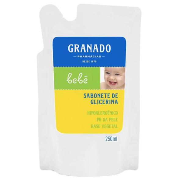Refil Sabonete Líquido Granado Bebê Glicerina Tradicional 250ml