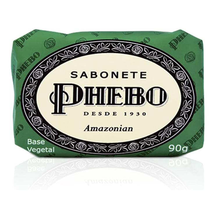 Sabonete Em Barra Phebo Amazonian Verde Escuro 90g