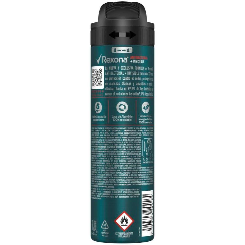 Desodorante Rexona Men Aero Antib+invisible 90g