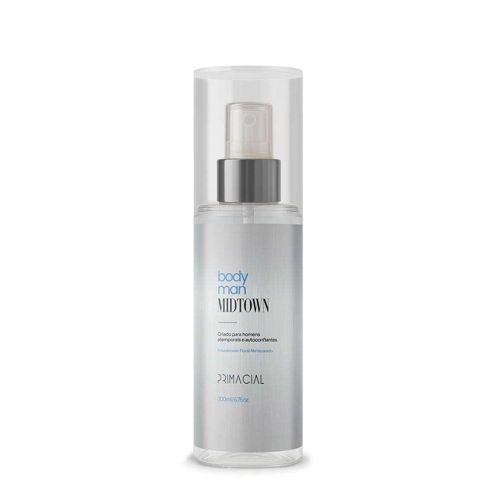 Kit Midtown Body Splash 200ml E Perfume 30ml By Primacial