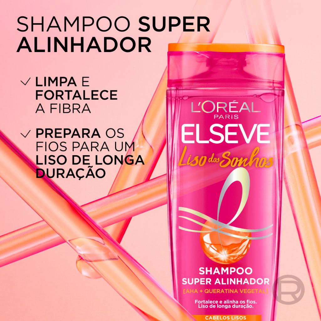 Shampoo L Oréal Paris Elseve Liso Dos Sonhos 400ml
