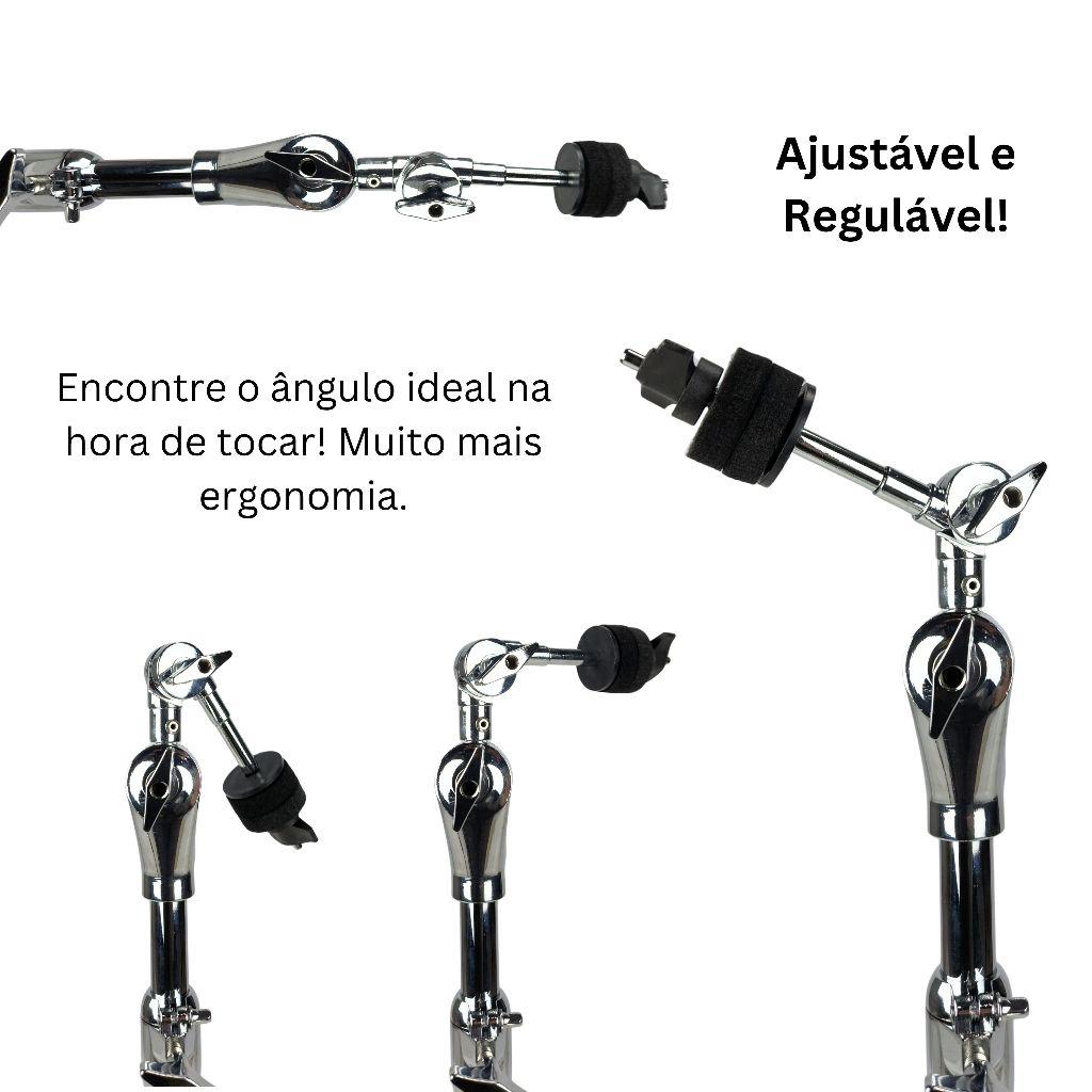 Estante Pedestal Prato Girafa Konig Condução Bateria PRO
