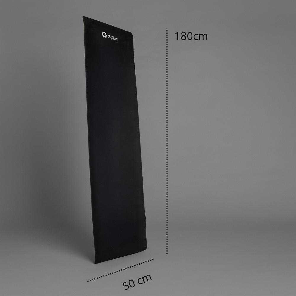 Tapete De Yoga E Pilates Gallant Eva 10mm Antiderrapante 180x50cm Preto (gty10ev01a-pt)
