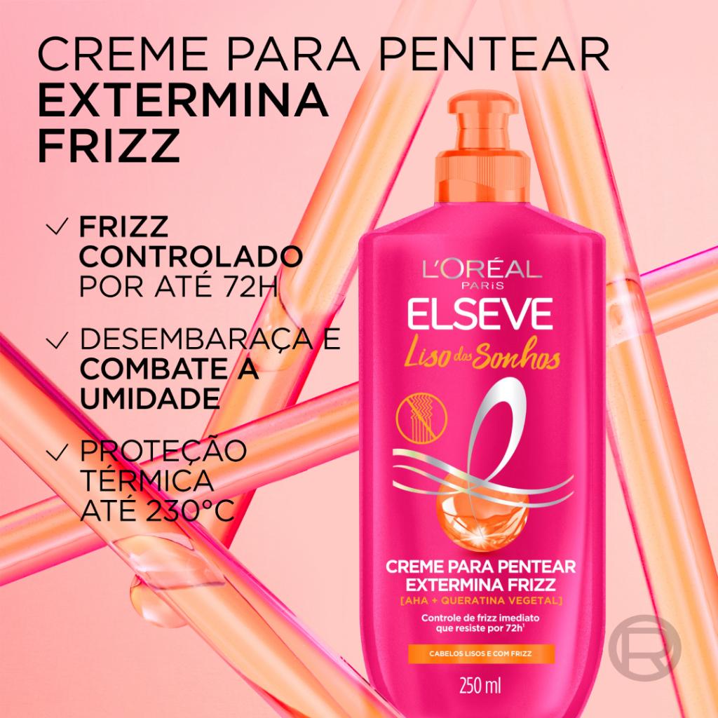 Creme P/Pentear L Oréal Paris Elseve Liso Dos Sonhos 250ml