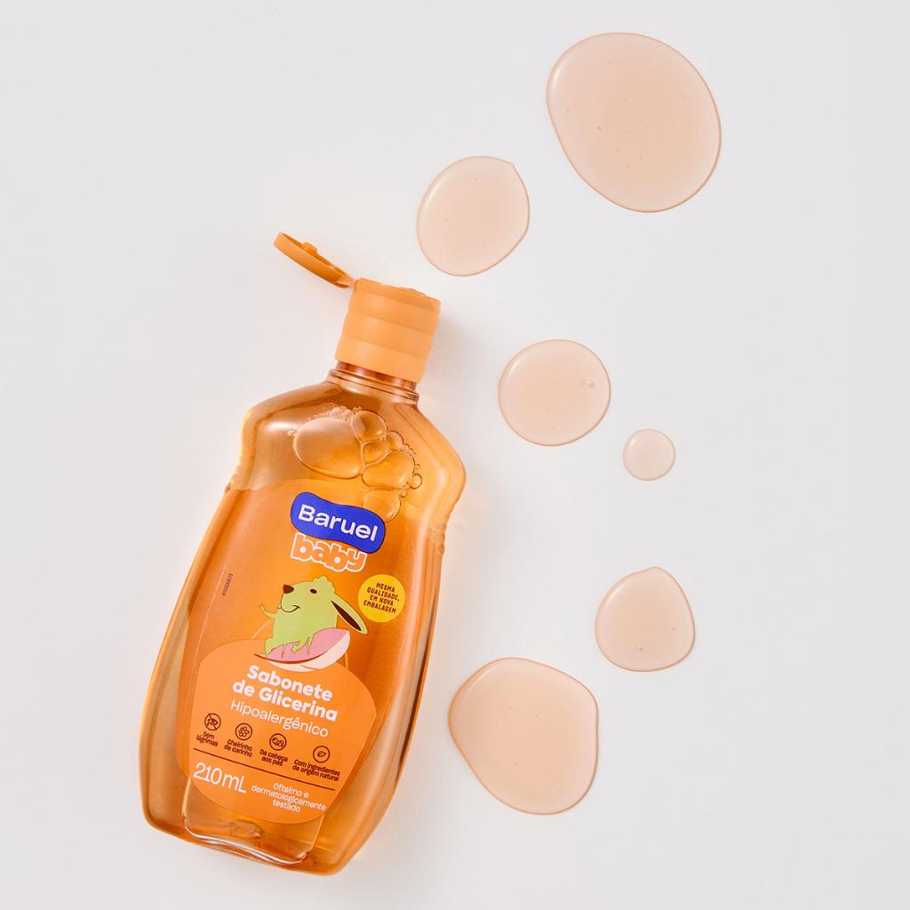 Sabonete Liquido Glicerina Baruel Baby 210ml