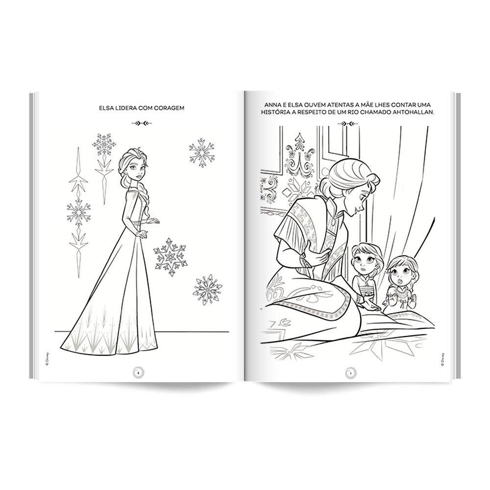 100 Páginas Para Colorir Disney - Frozen 2