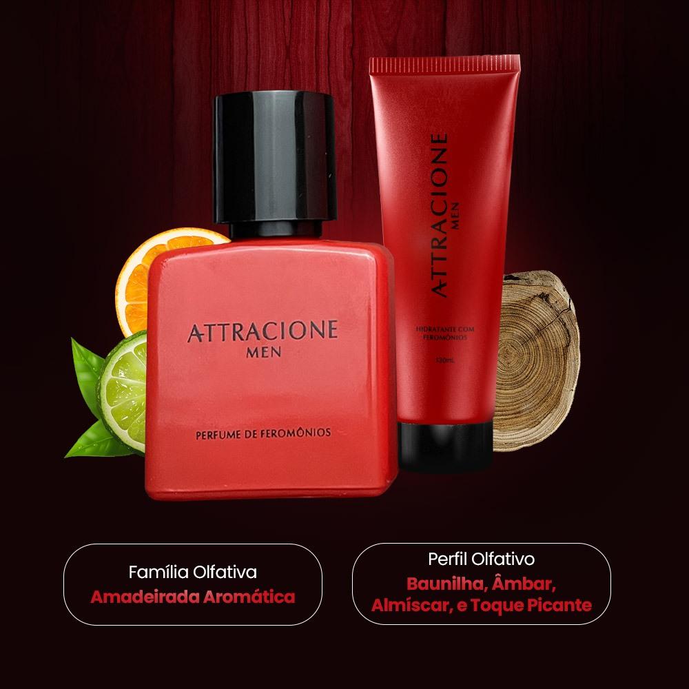 Kit Perfume + Hidratante Attracione Men