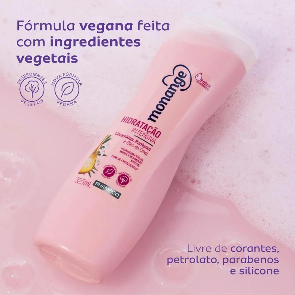 Shampoo Monange Hidrata Com Poder 325ml