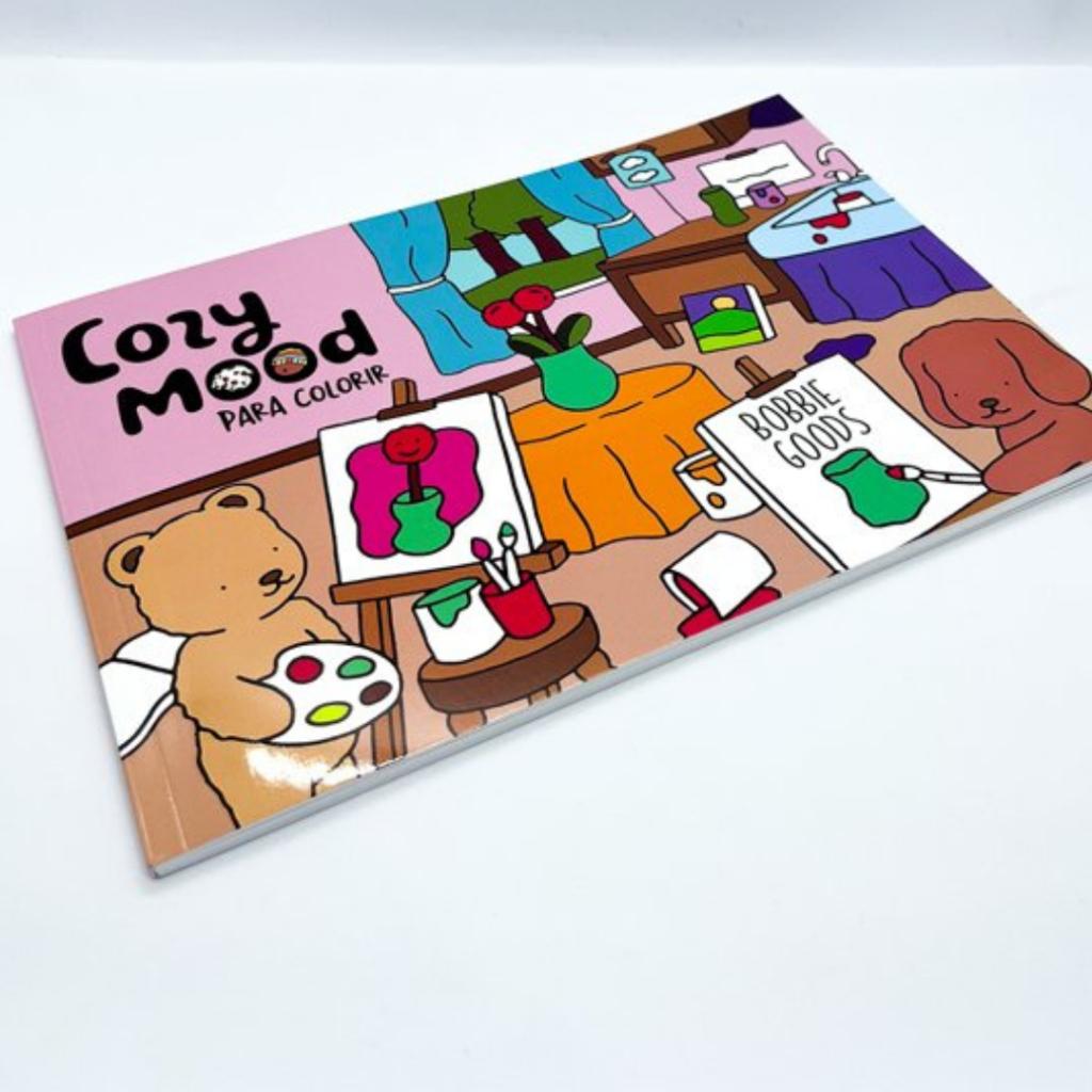 Cozy Mood Rosa Livro De Colorir