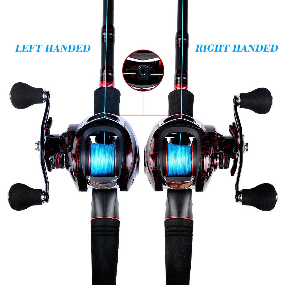 Kit De Pesca Joyfox Vara 1.65m + Carretilha (esq/dir) 17+1 Rolamentos 10kg Drag + Linha