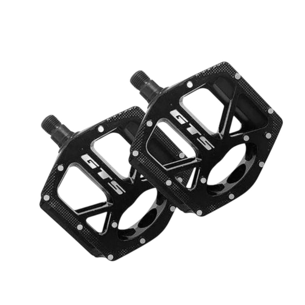 Pedivela Pedal Gts Tipo Shimano Reduzido 42/34/24 Preto/Pedal Plataforma Gts Alumínio Rosca Grossa