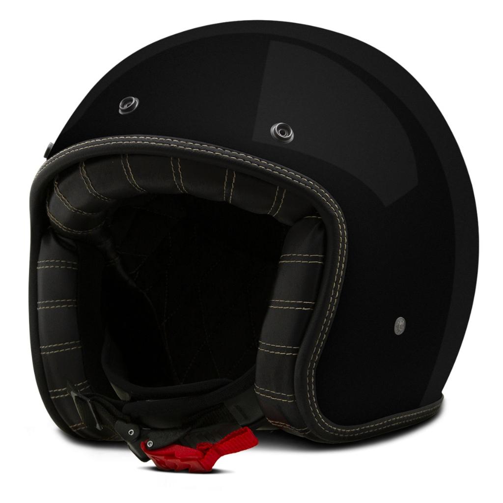 Capacete Aberto Basico Old School Moto Custom Etceter Solid Vintage Masculino E Feminino