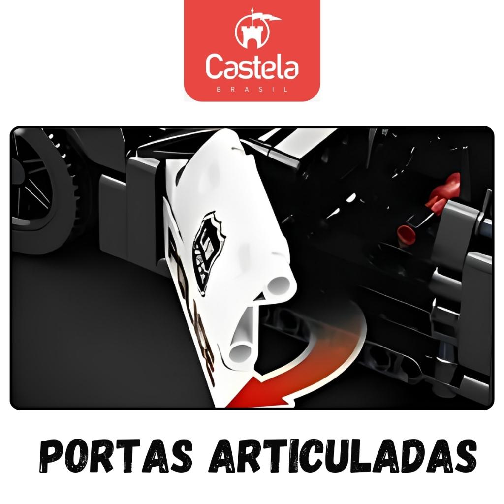 Carro De Corrida Bloco De Montar Esportivo F1 Racing Car - Castela