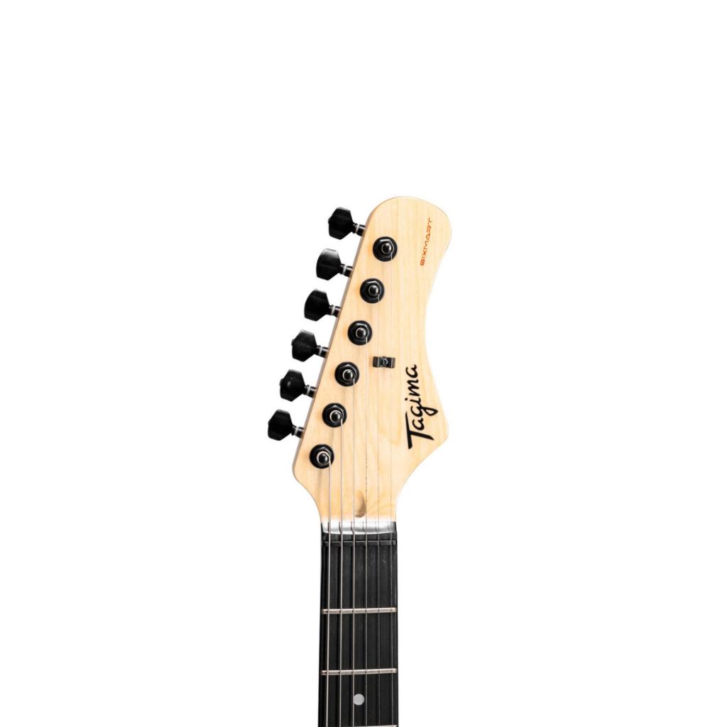 Kit Guitarra Tagima 2s 1h Fx Escala Escura Sixmart Ca Stratocaster Vermelha 6 Cordas