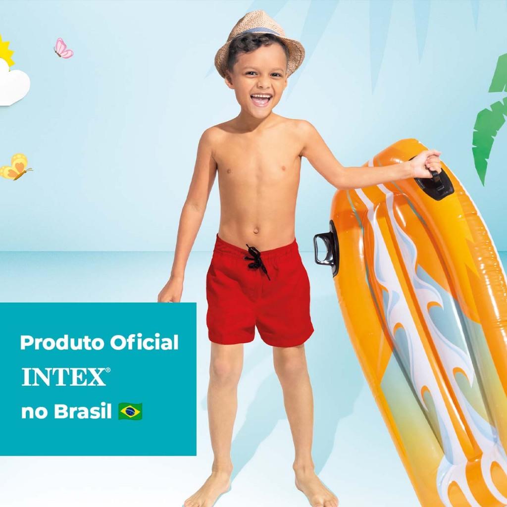 Boia Colchão Prancha De Surf Inflável Infantil - Intex Brasil Oficial
