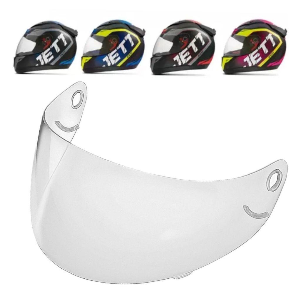 Viseira Capacete PRO Tork Jett Evo Line Antirrisco Fume Cristal
