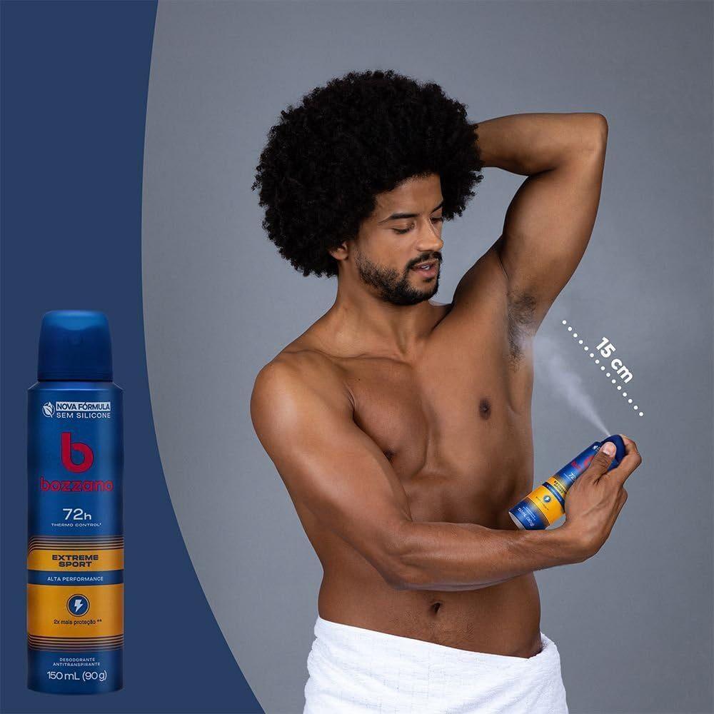 Desodorante Antitranspirante Bozzano Aerossol Extreme Sport Com 150ml