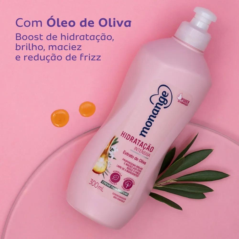 Creme Para Pentear Monange Hidratação Intensiva 300ml