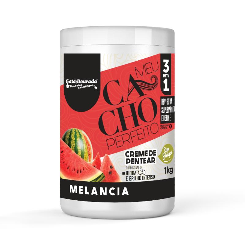Creme Condicionador Sem Enxague Meu Cacho Perfeito Gota Dourada - Melancia