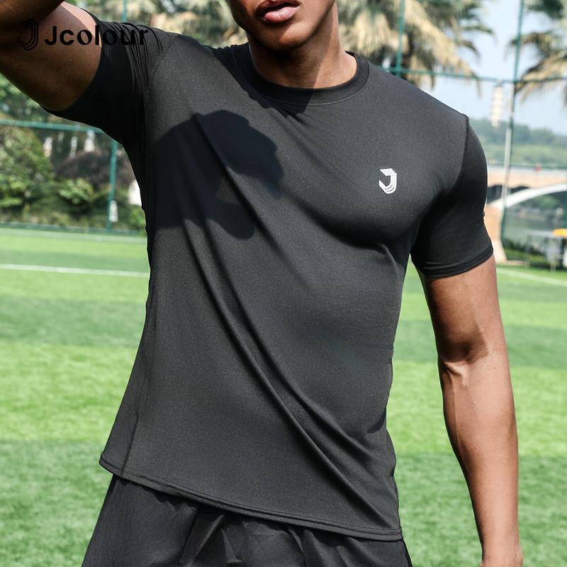 Jcolour Camiseta Térmica Masculina Academia Treino Fitness Proteção Uv Dry Fit Esporte