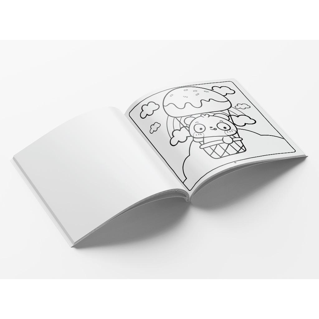 Cute Comfy Coloring Book For Adults - Special Edition - Livro De Colorir Adulto