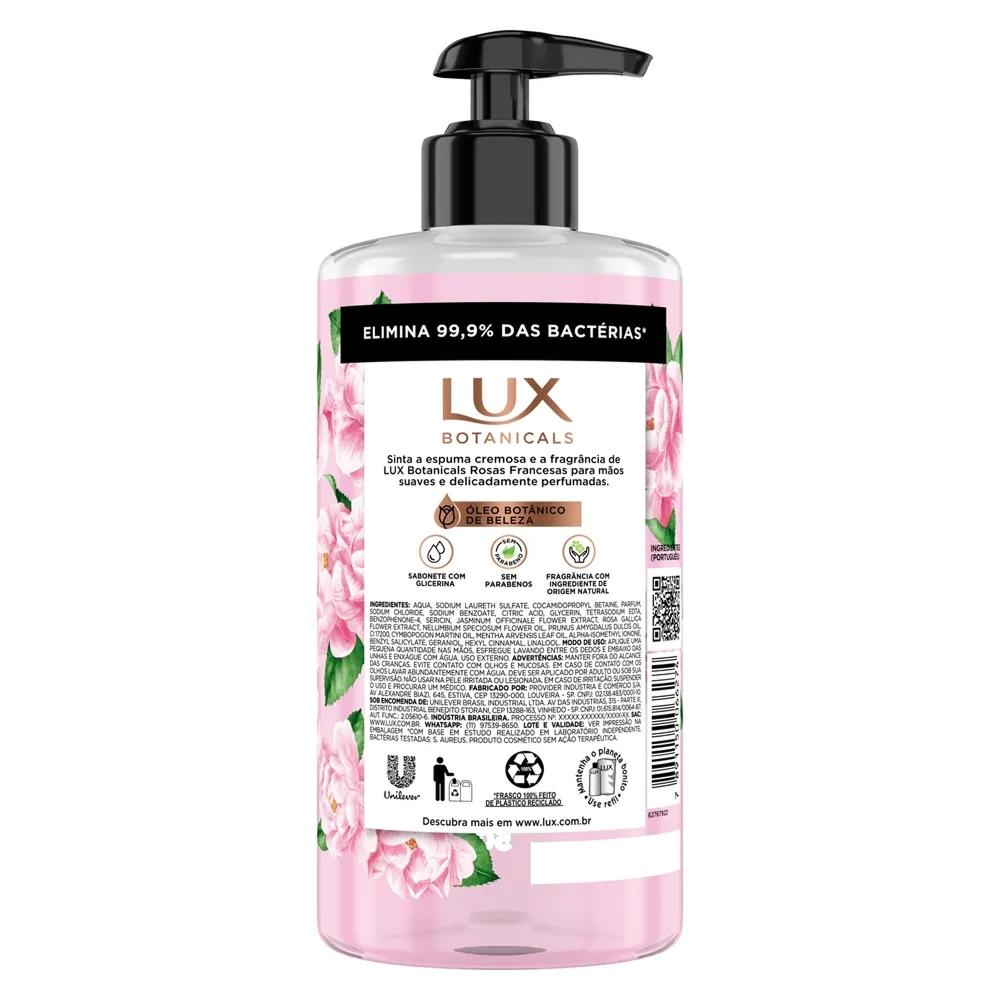 Sabonete Lux Liquido Mãos Rosas Francesas 500ml