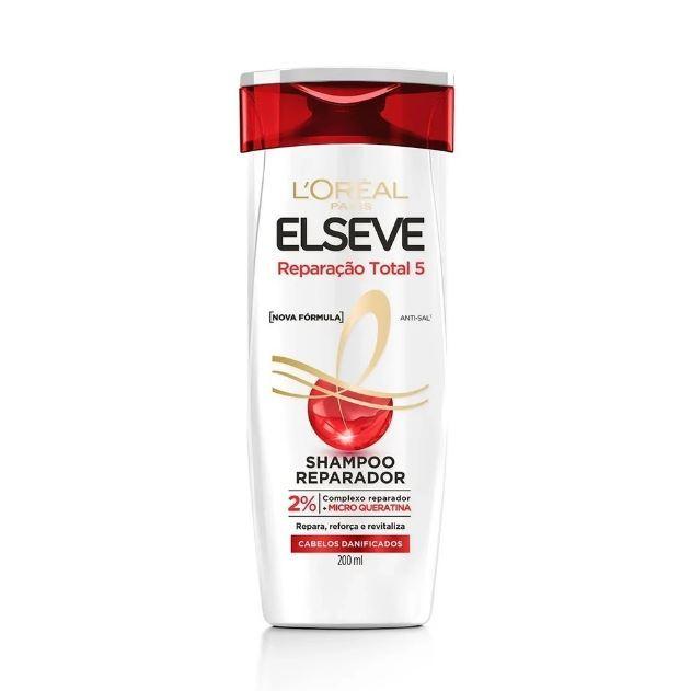 Kit Reparação Total 5 L Oréal Paris Elseve Shampoo 200ml + Condicionador 200ml + Creme Tratamento 300g