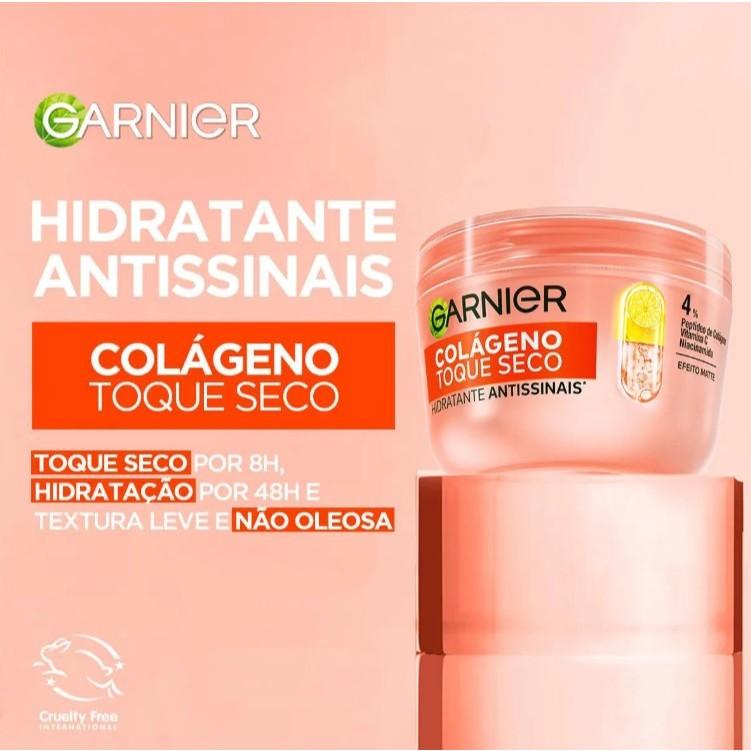 Hidratante Facial Toque Seco Colágeno Antissinais 85g Garnier