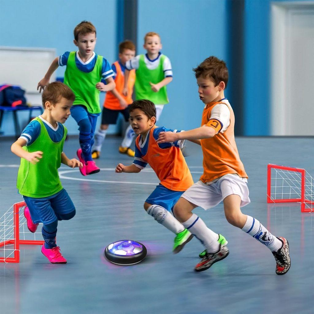 Bola De Futebol Flutuante Copa 2 Gols Recarregável Com Luz E Amortecedor De Espuma - Toys Import J24583