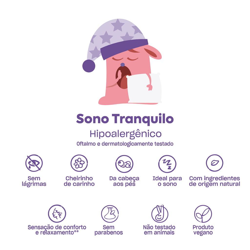 Sabonete Líquido Infantil Baruel Baby Sono Tranquilo Refil 210ml