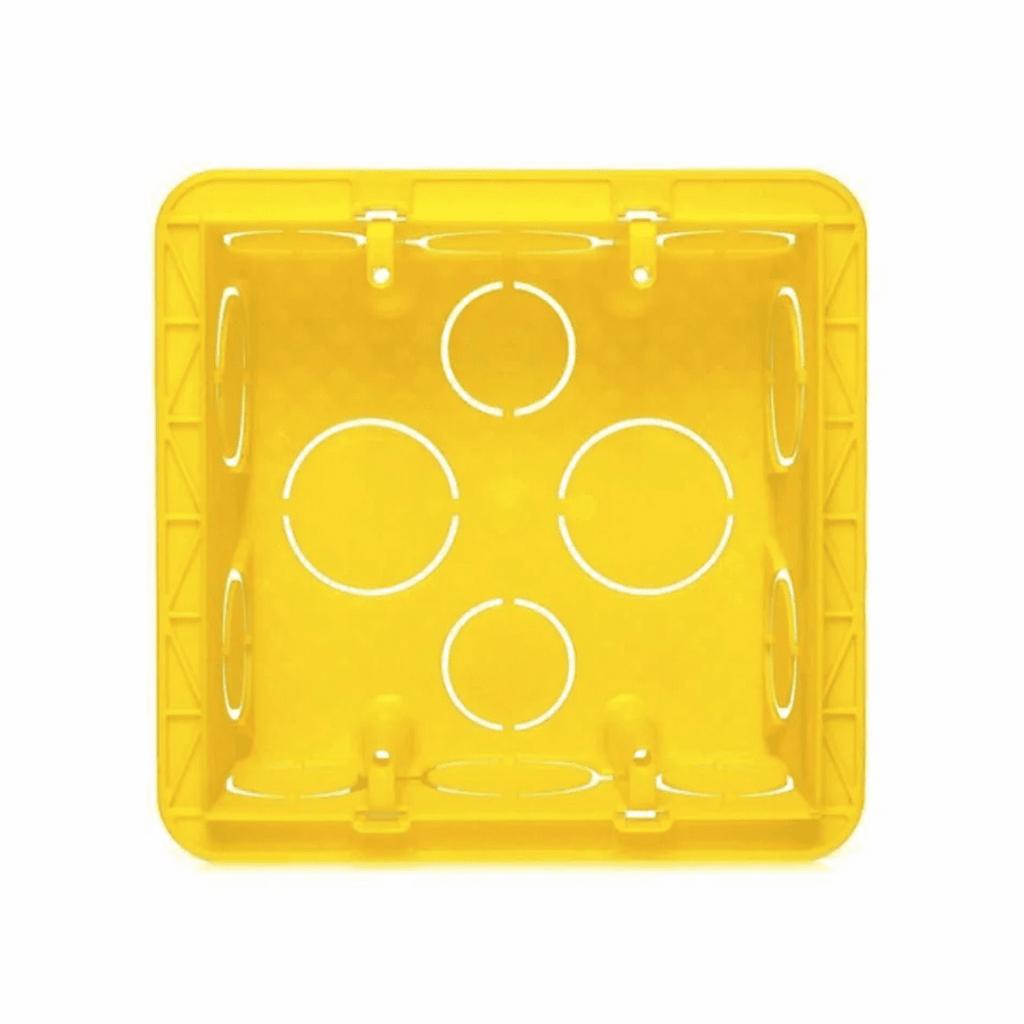 Kit Com 16 Caixas De Luz 4x4 Amarela Pial