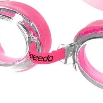 Óculos De Natação Adulto Classic Speedo Iniciante Natação - Rosa Claro Cristal