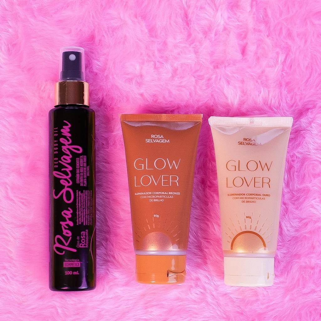 Brilho Selvagem - 1 Óleo + Glow Lover Bronze E Ouro