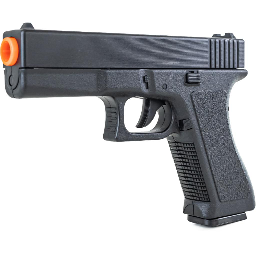 Pistola De Airsoft V307 Rossi Spring Mola 6mm + 500 Bbs Cordilheira Sport + 05 Alvos Rossi