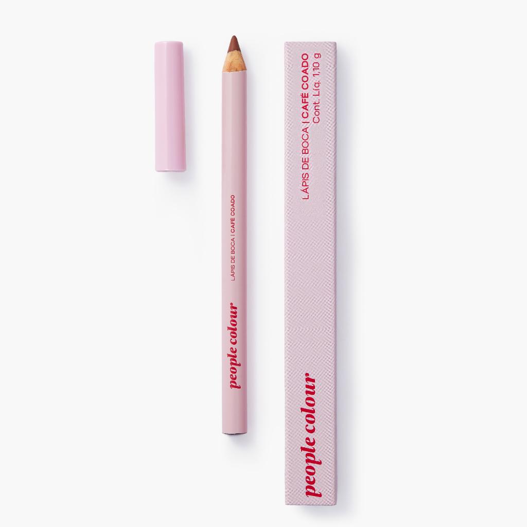 Lápis Labial Soft Cor Café Coado Matte Marrom Nude Vegano Hidratante Aveludado People Colour