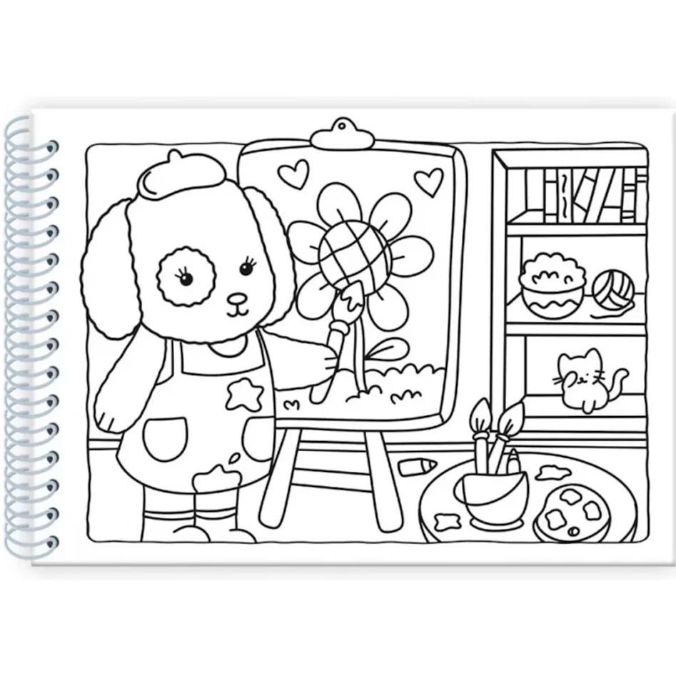 Livro De Colorir - Cute Vibes Comfy And Cozy - Capa Dura