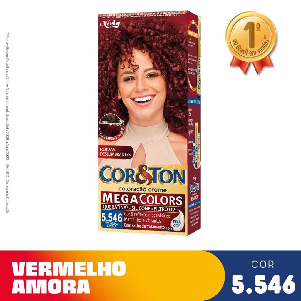 Tintura Cor Ton Niely 5.546 Vermelho Amora