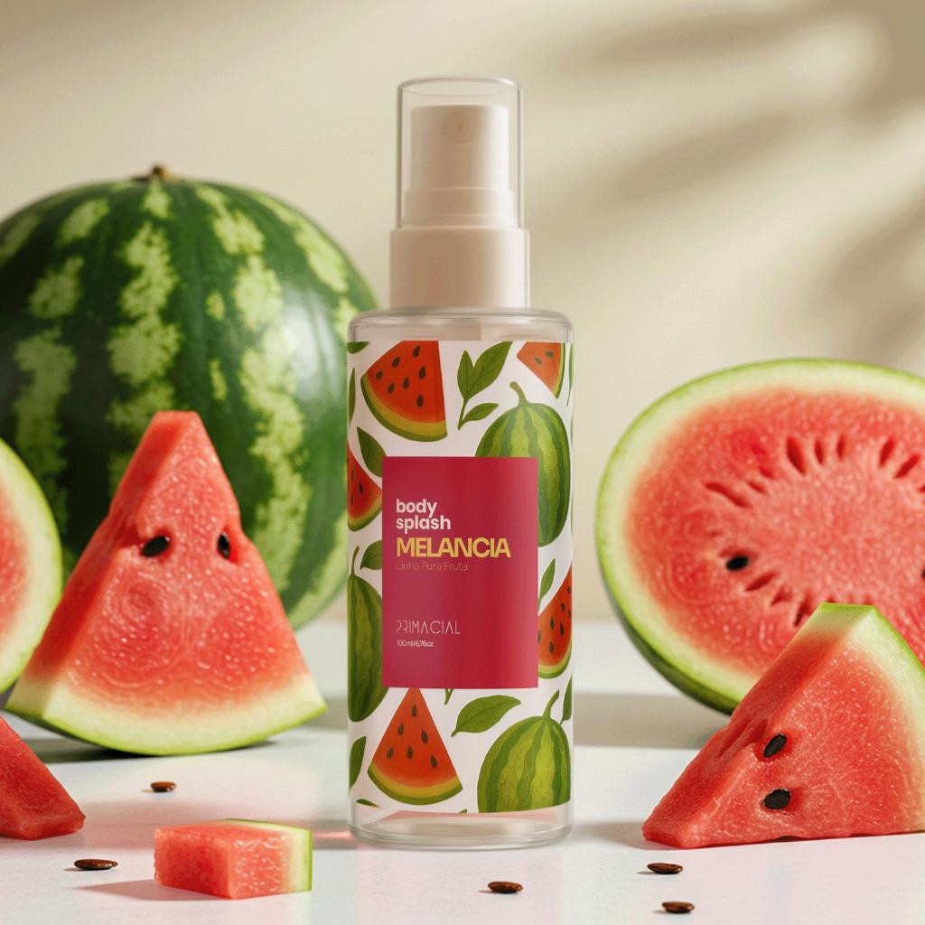 Kit Body Splash Feminino Vanilla + Maracuja + Cereja + Melancia + Pessego + Morango Com Chantilly 100ml - Primacial