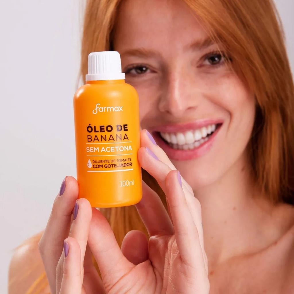 Diluente De Esmalte Óleo De Banana Farmax 100ml