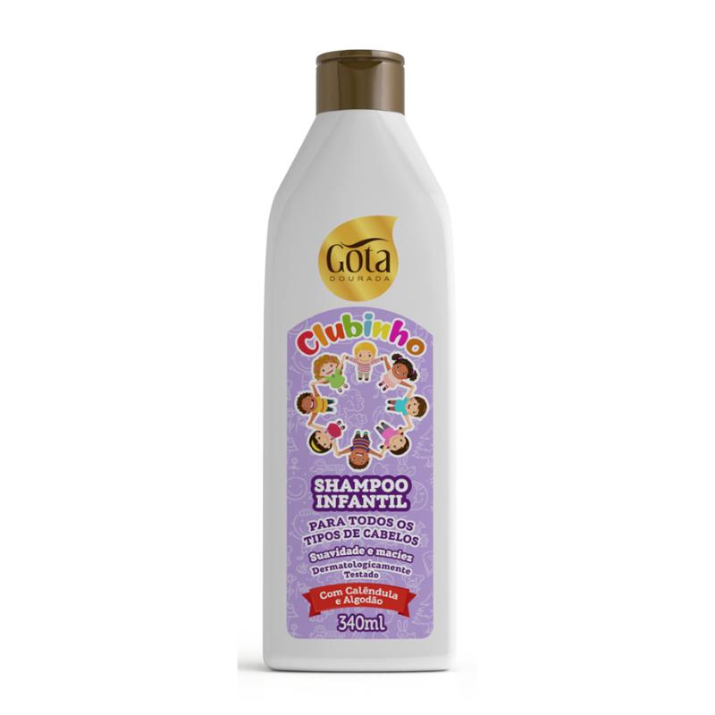 Shampoo E Condicionador Infantil Suave Gota Dourada - 340ml Cada