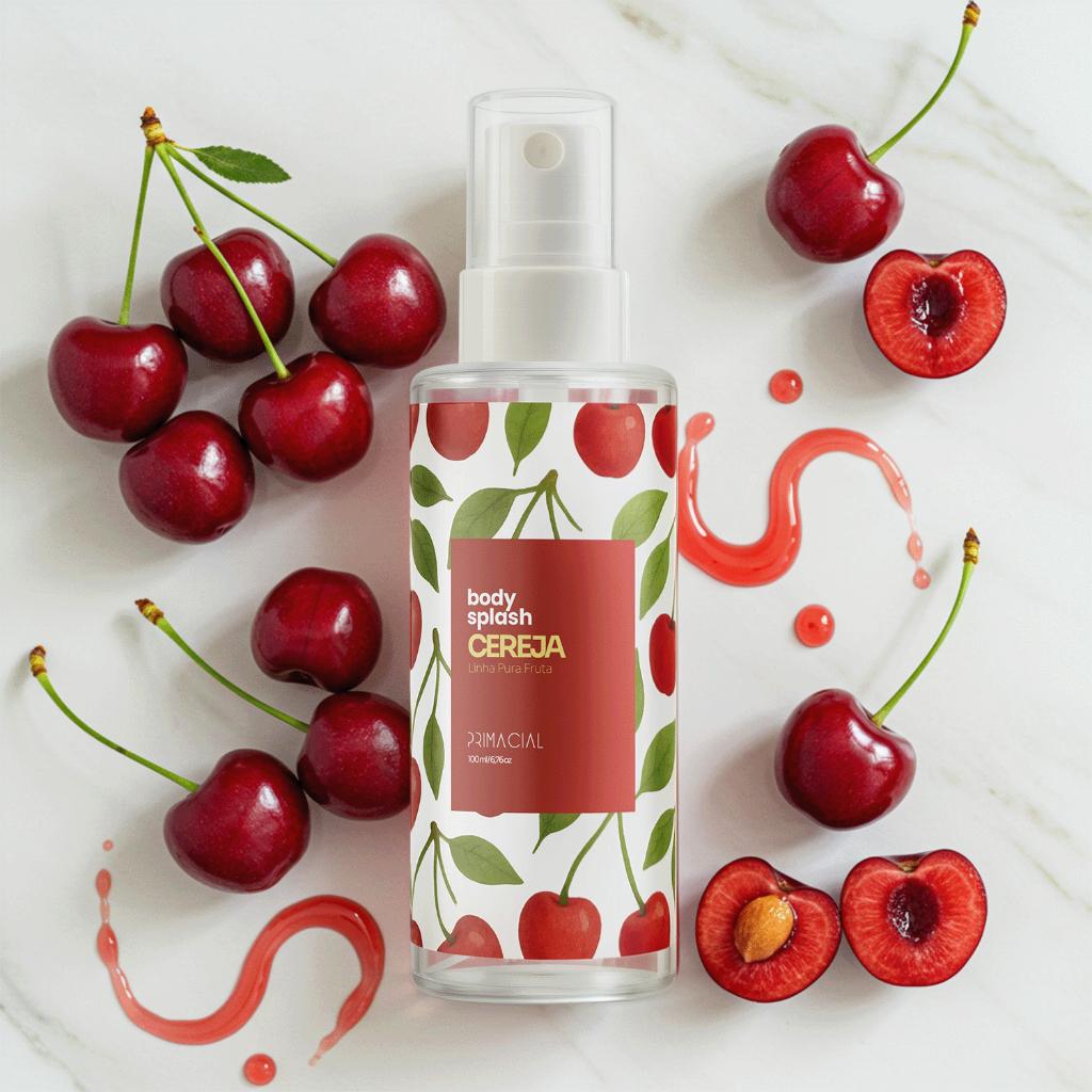 Body Splash Feminino Cereja 100ml - Primacial Perfume Frutado