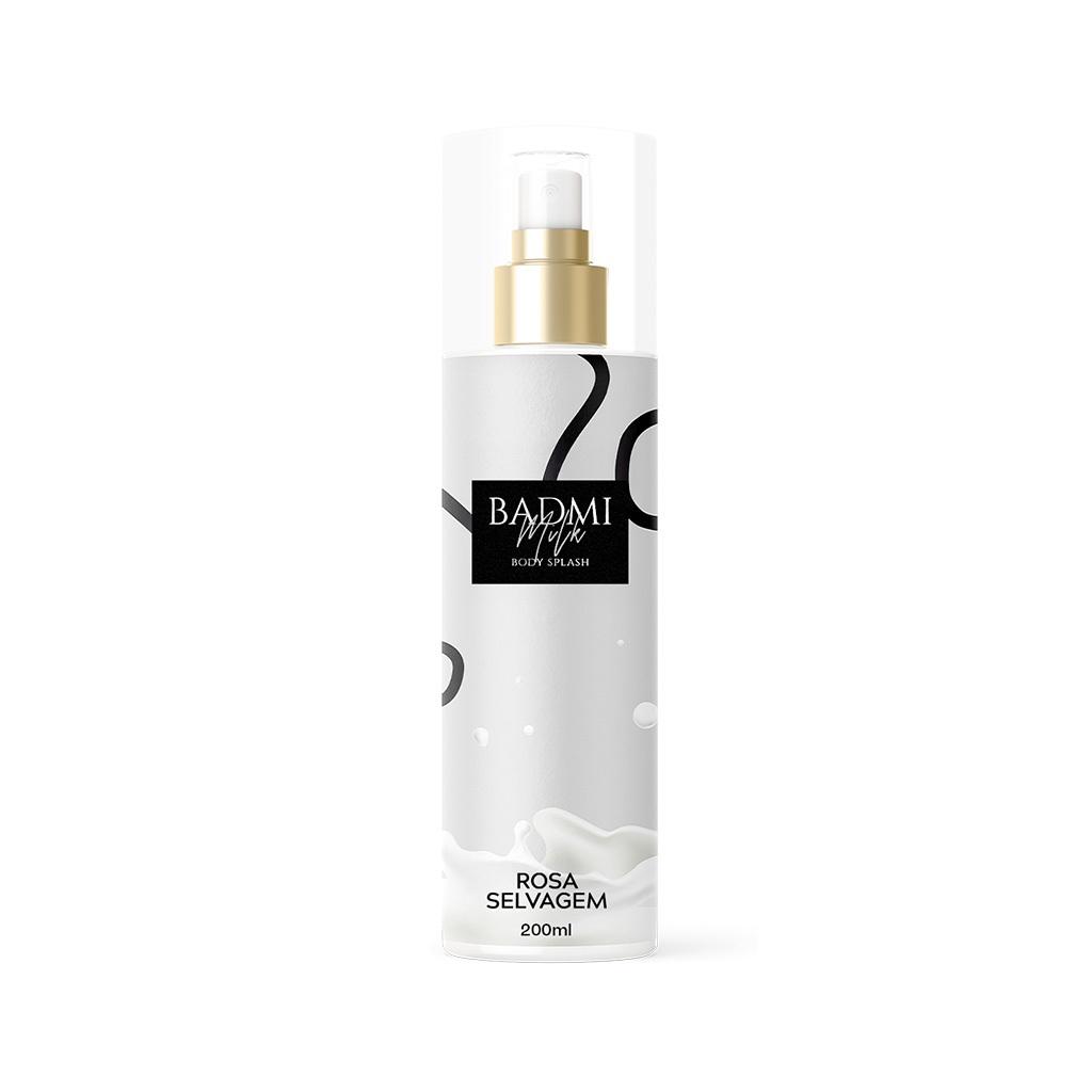 Body Splash Milk Badmi - Rosa Selvagem Collab Mc Mirella
