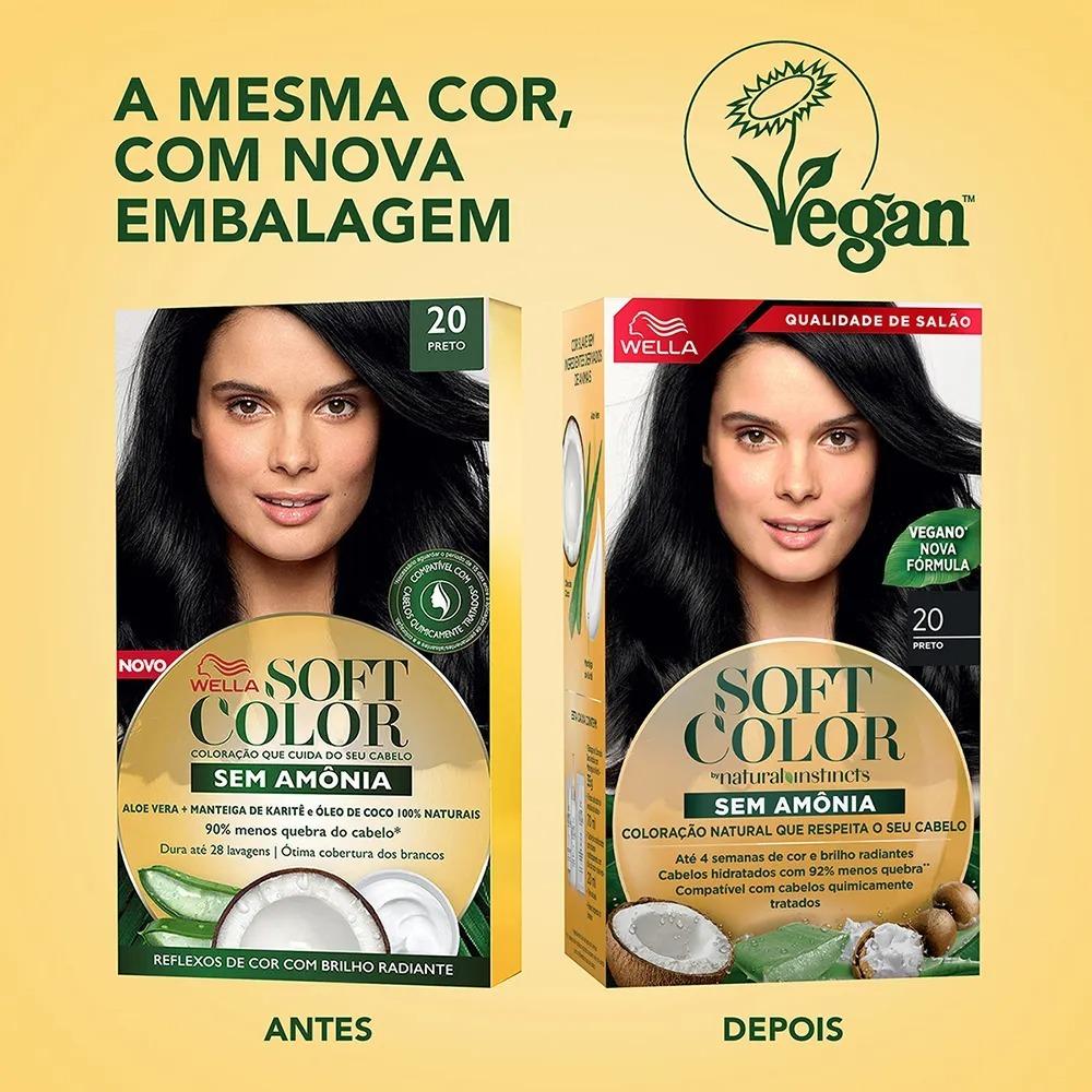 Tintura Semi Permanente Soft Color 20 Preto