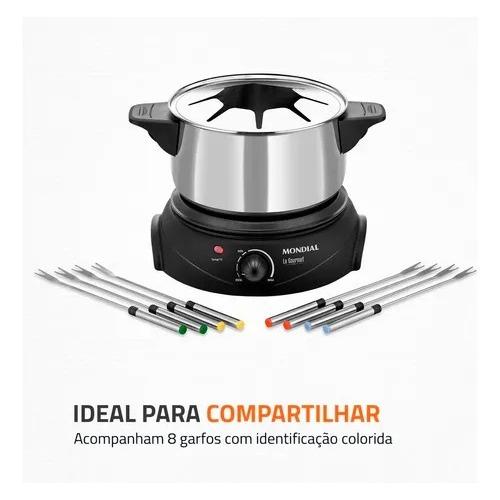 Panela Eletrica Para Fondue Mondial Fd02 1200w Gourmet