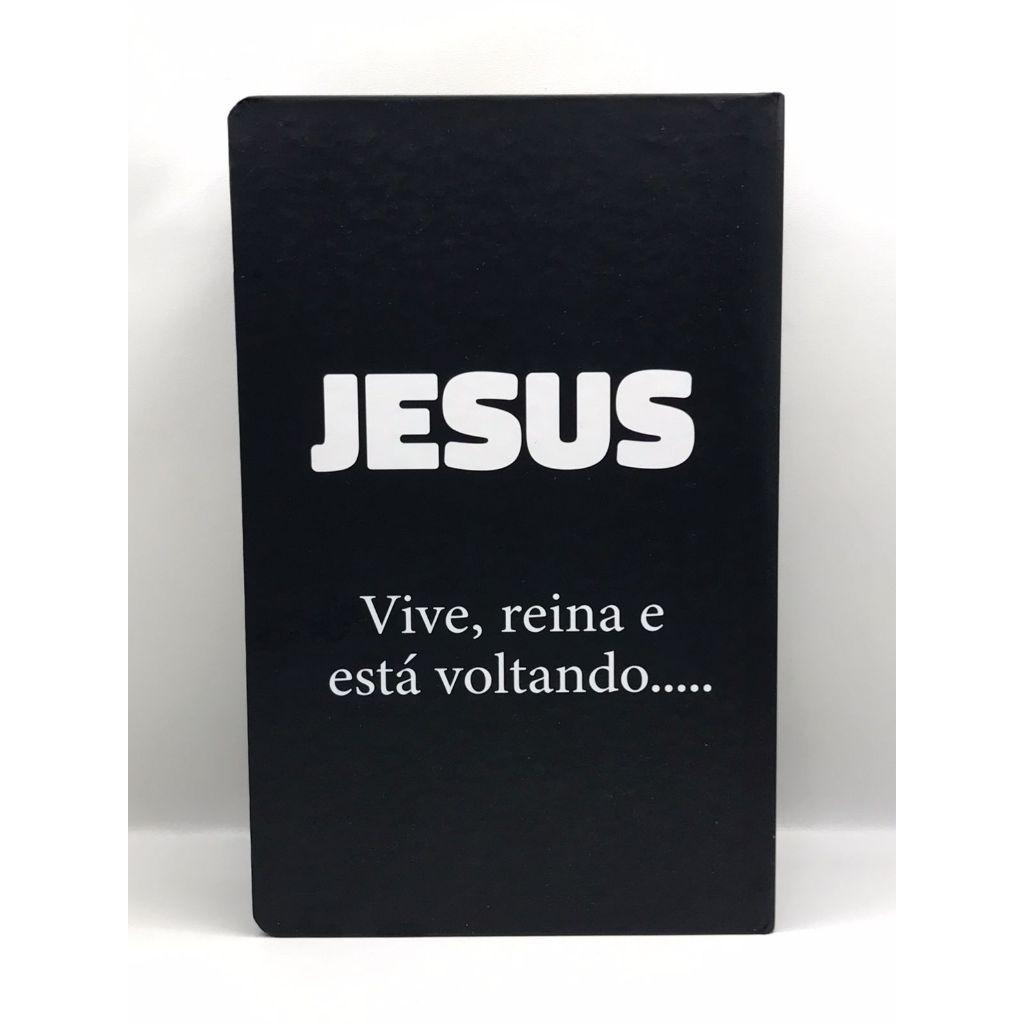 Kit 2 Bíblias Sagrada Tamanho Grande Capa Dura Com Harpa Palavras De Jesus Em Vermelho (kit 60)