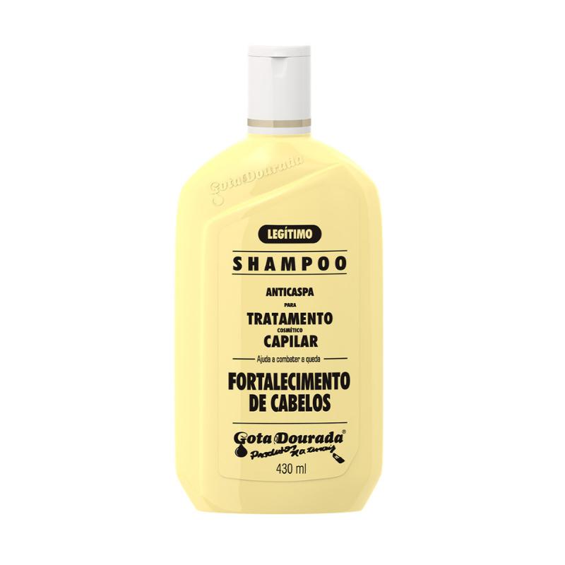 Kit Shampoo E Condicionador Tradicional 430 Ml + Máscara Fortalecimento 500 G Gota Dourada